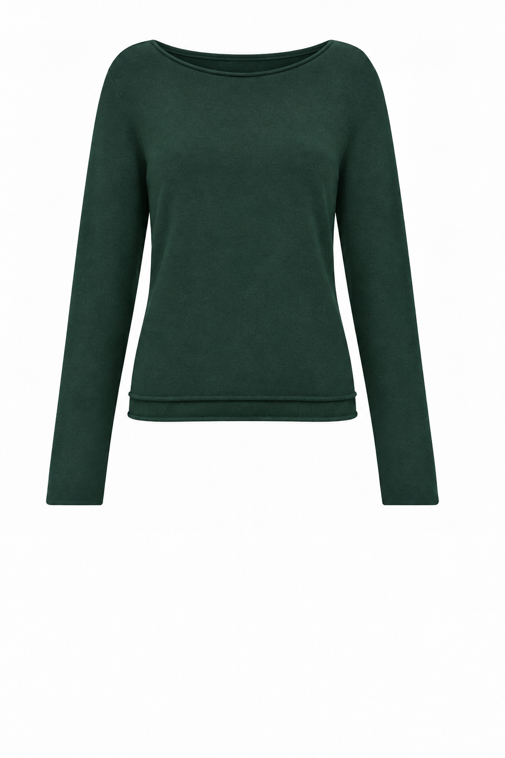 CHLOE ROLLED HEM BOXY KNIT