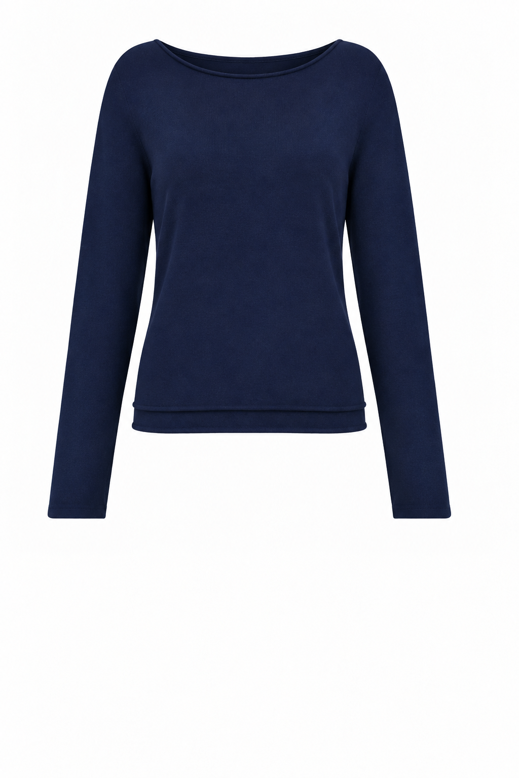 CHLOE ROLLED HEM BOXY KNIT