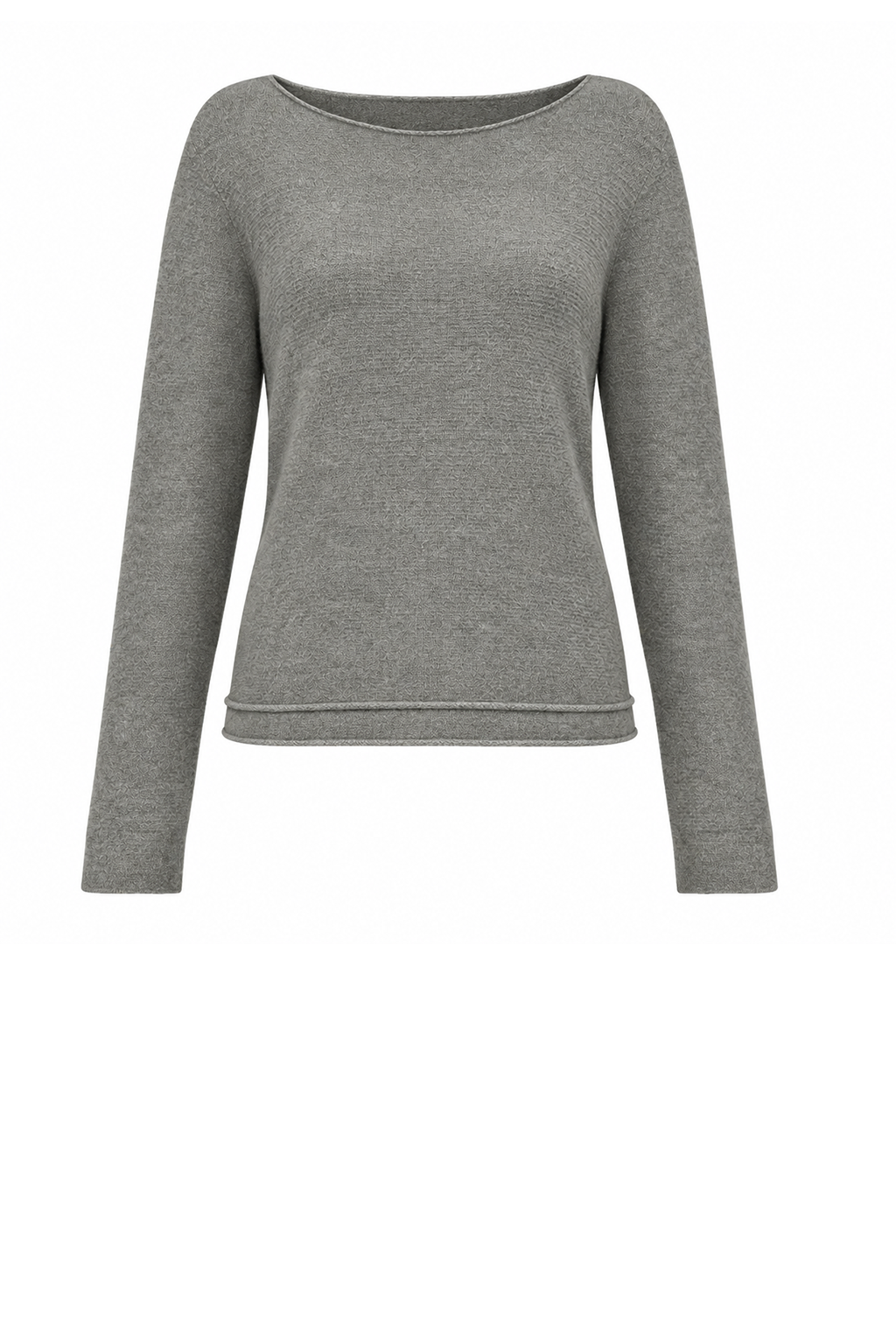 CHLOE ROLLED HEM BOXY KNIT