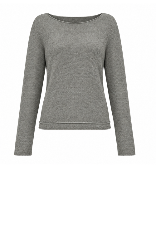 CHLOE ROLLED HEM BOXY KNIT