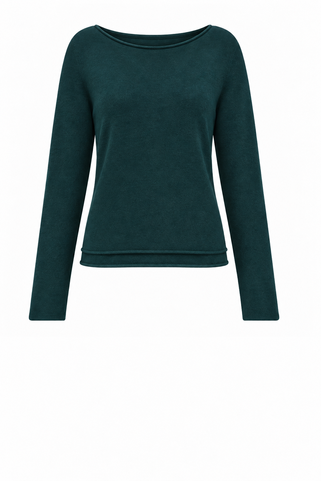 CHLOE ROLLED HEM BOXY KNIT