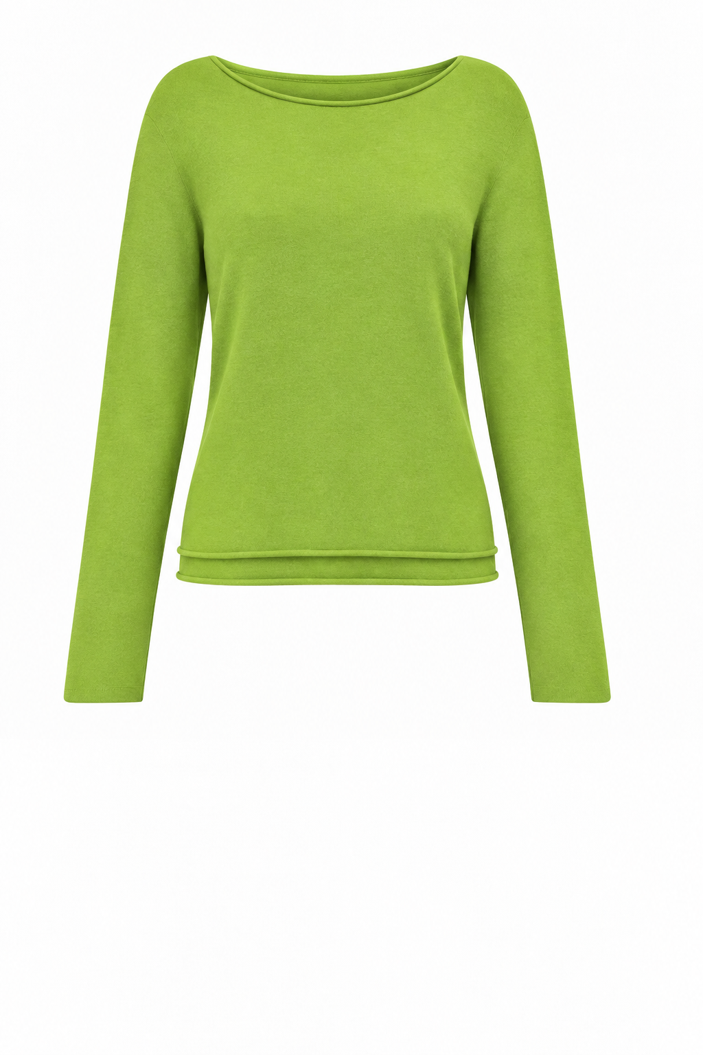 CHLOE ROLLED HEM BOXY KNIT
