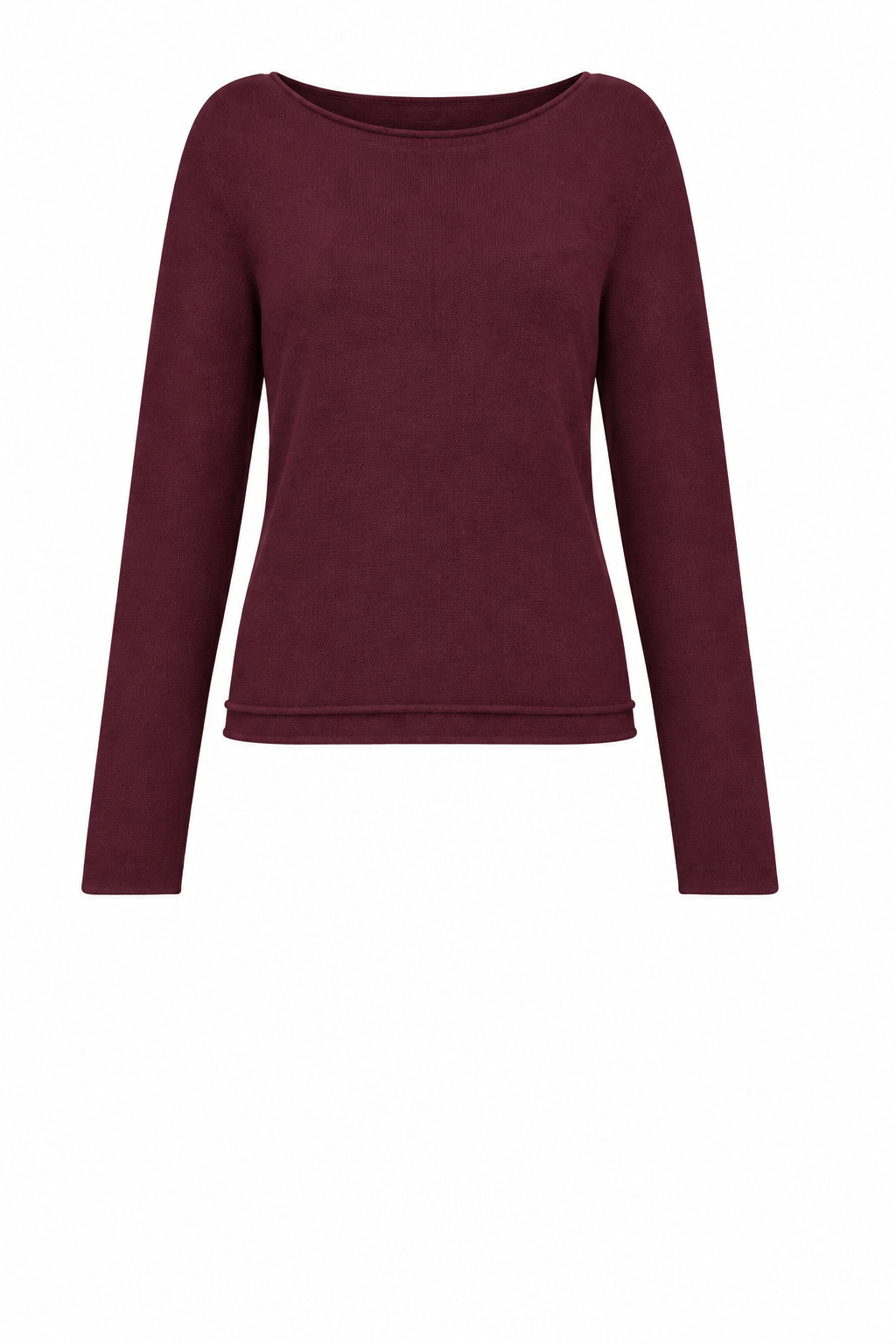 CHLOE ROLLED HEM BOXY KNIT