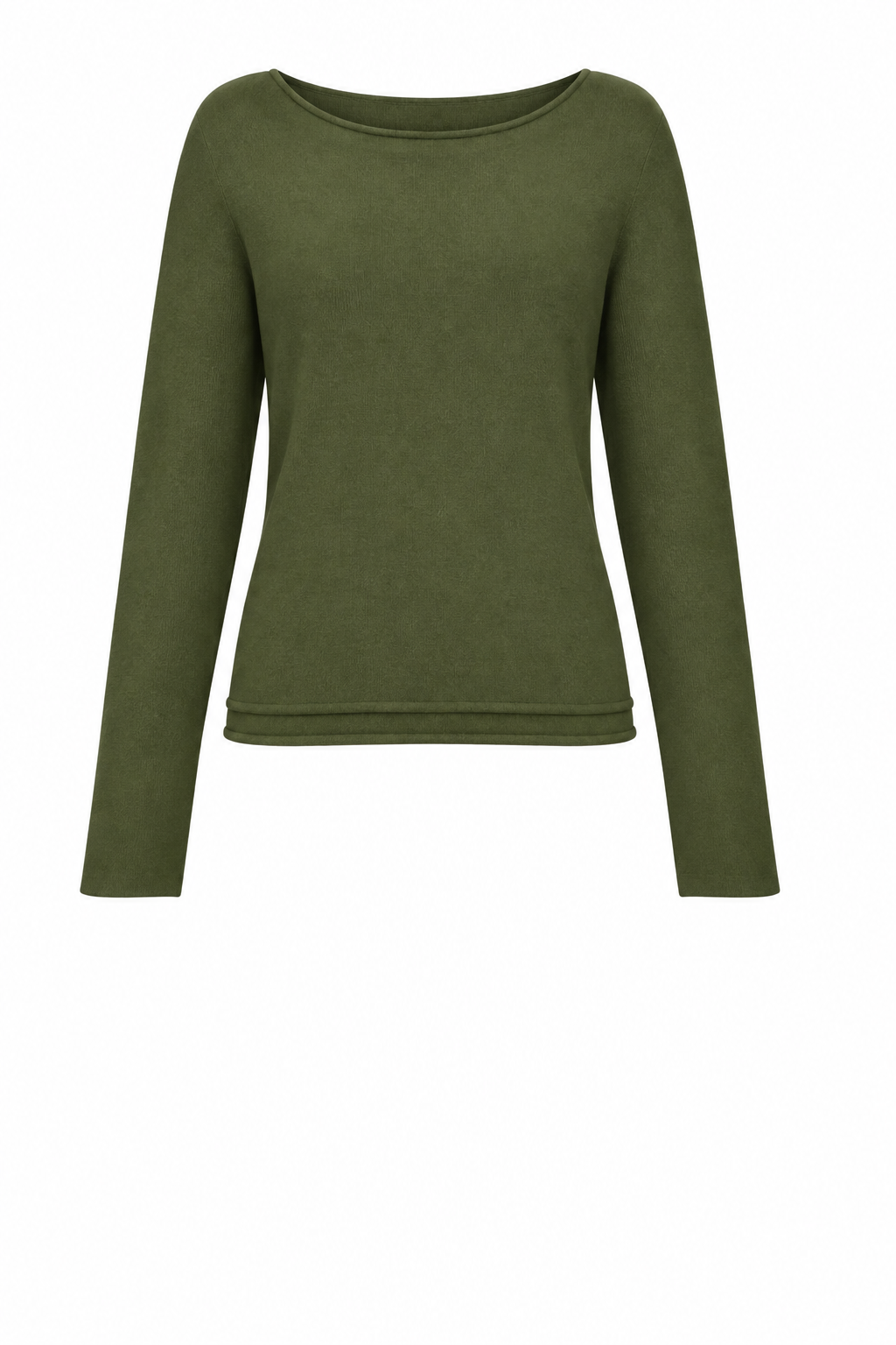 CHLOE ROLLED HEM BOXY KNIT