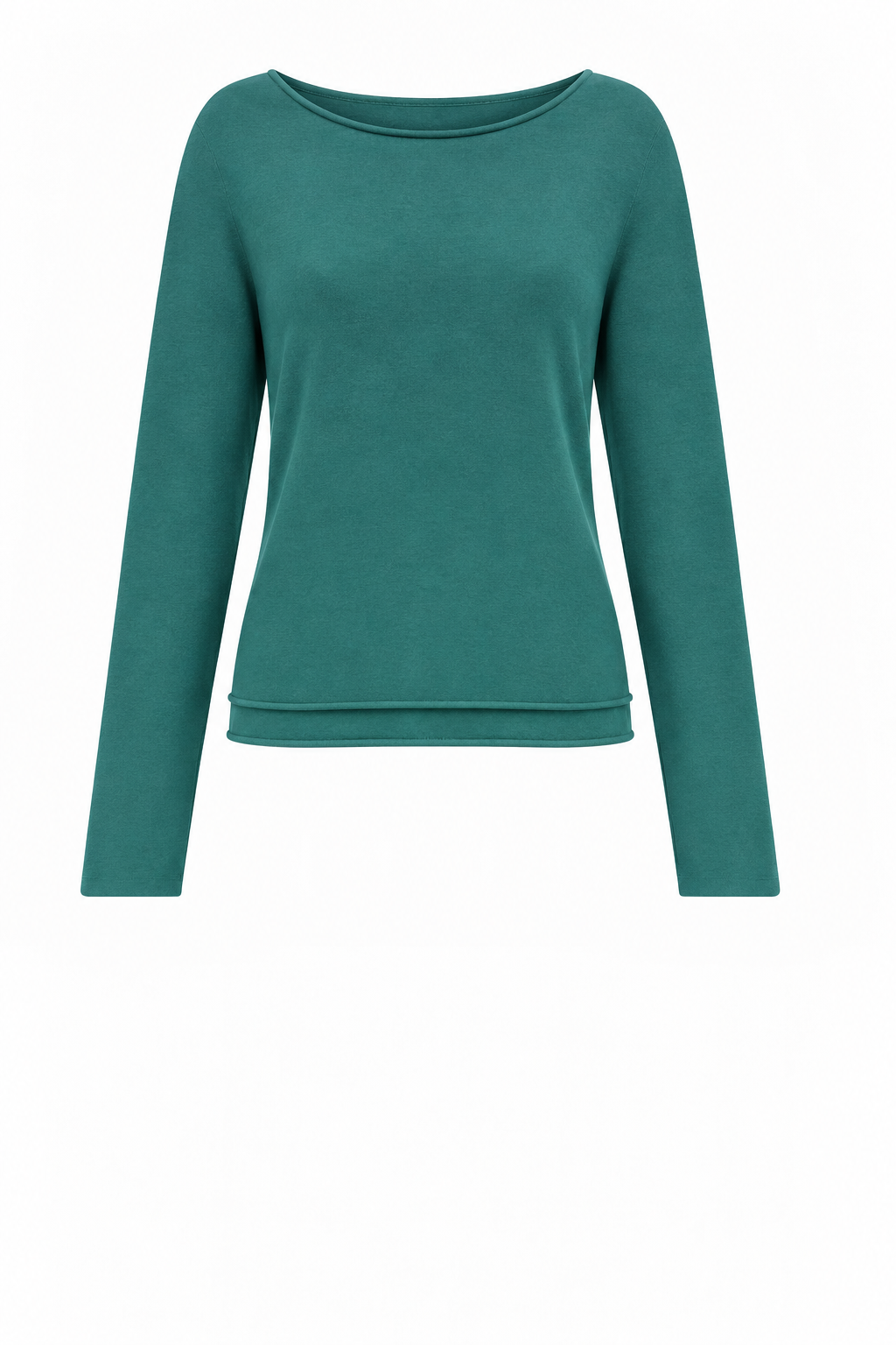 CHLOE ROLLED HEM BOXY KNIT