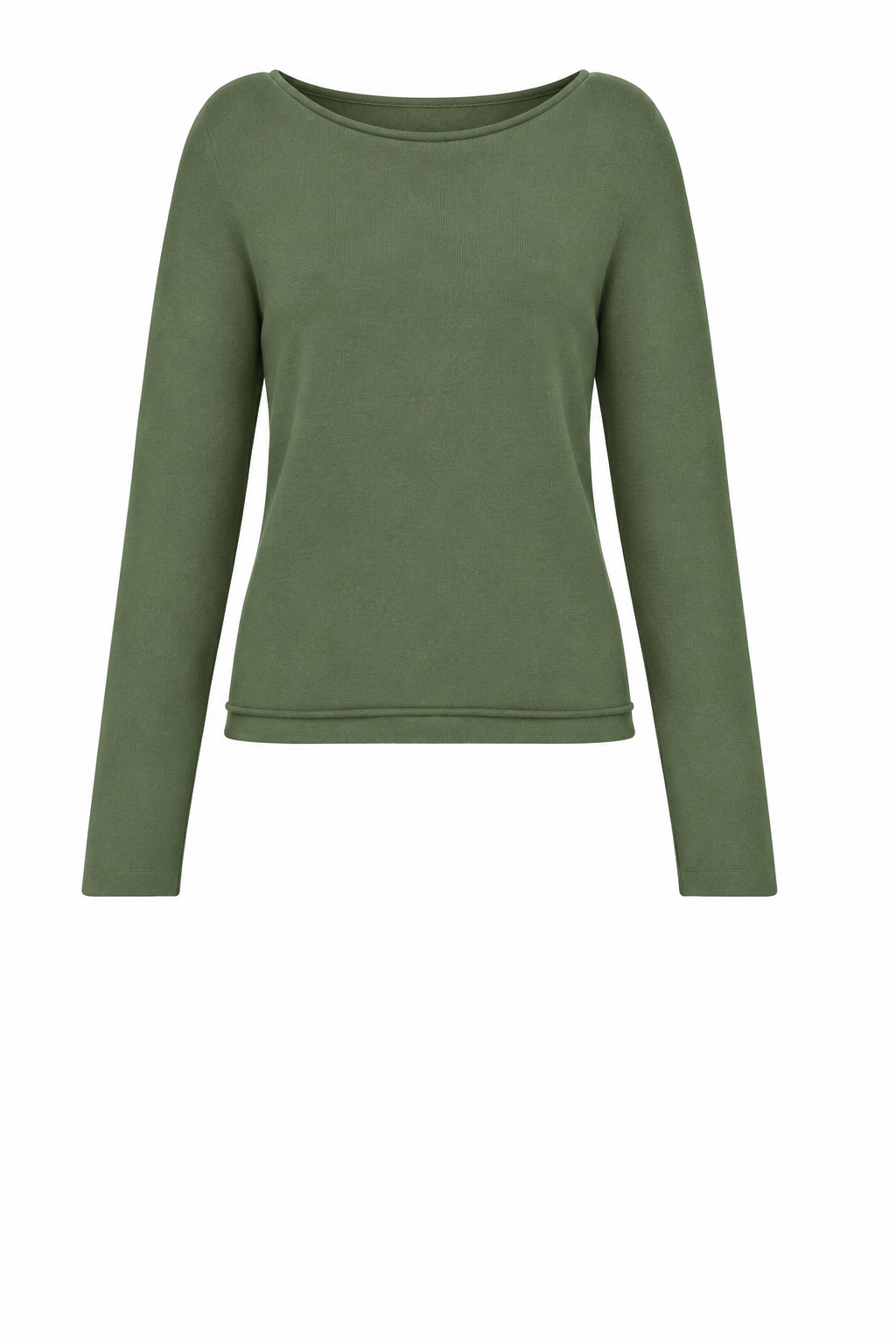 CHLOE ROLLED HEM BOXY KNIT