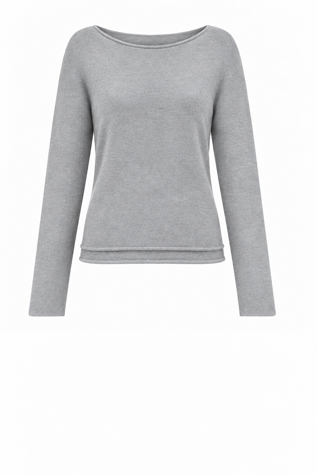 CHLOE ROLLED HEM BOXY KNIT