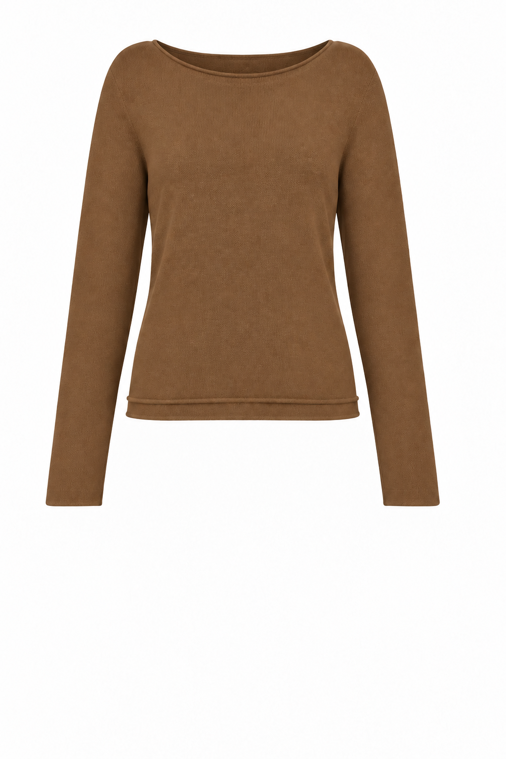 CHLOE ROLLED HEM BOXY KNIT