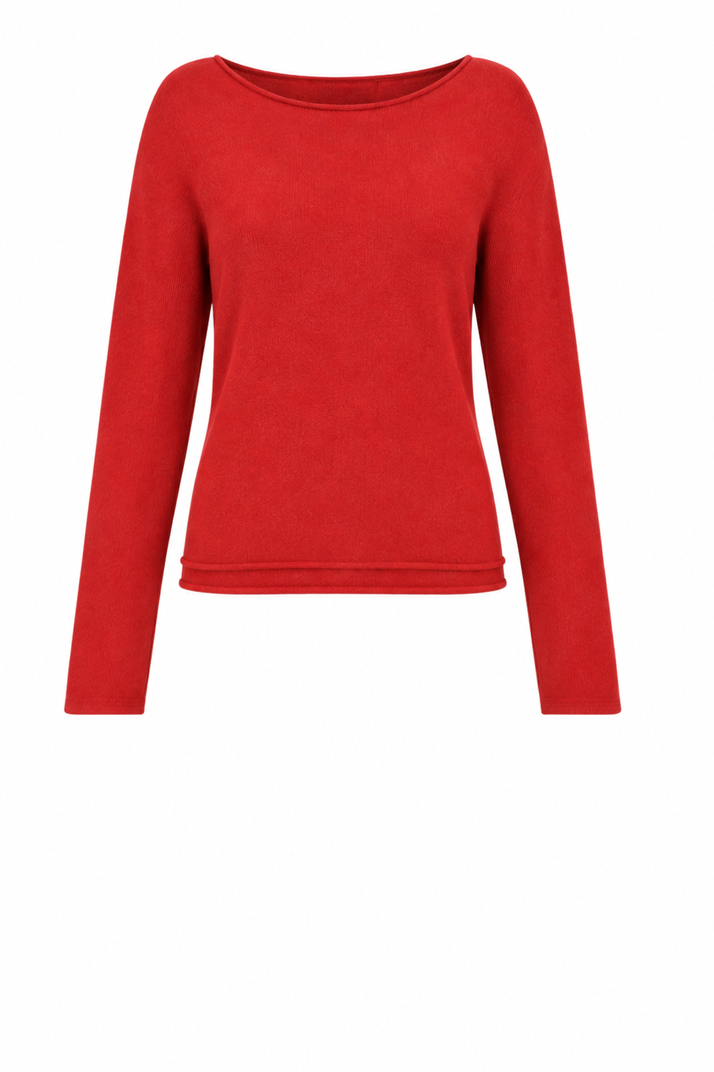 CHLOE ROLLED HEM BOXY KNIT