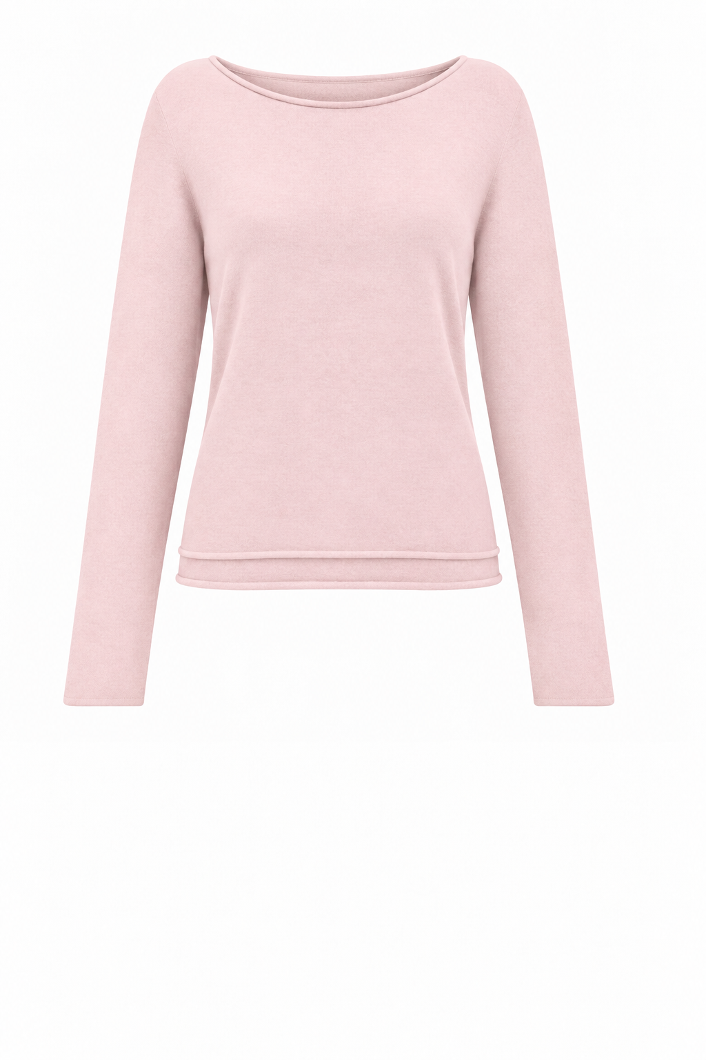 CHLOE ROLLED HEM BOXY KNIT