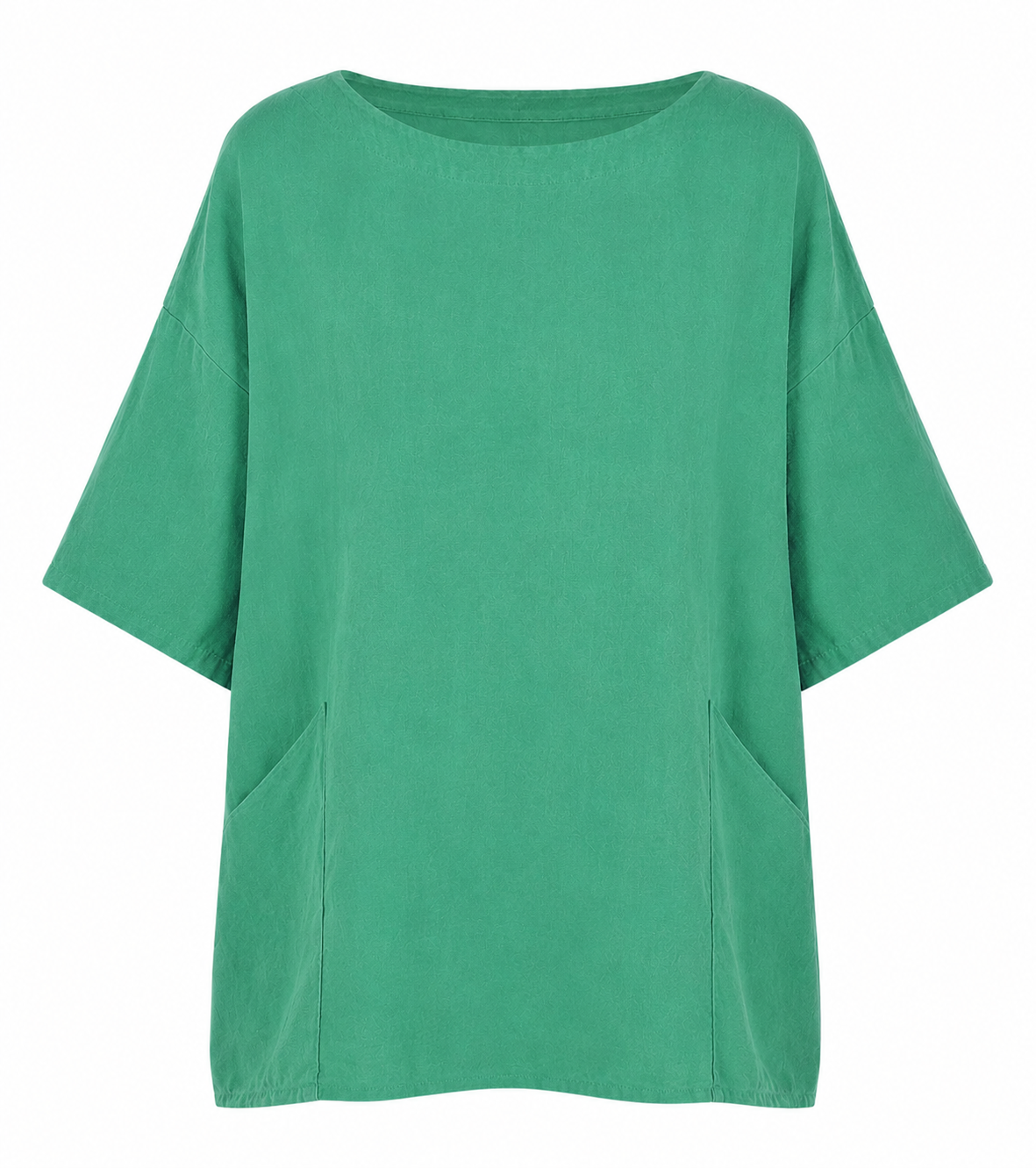 EDIE 2 POCKET LINEN TOP