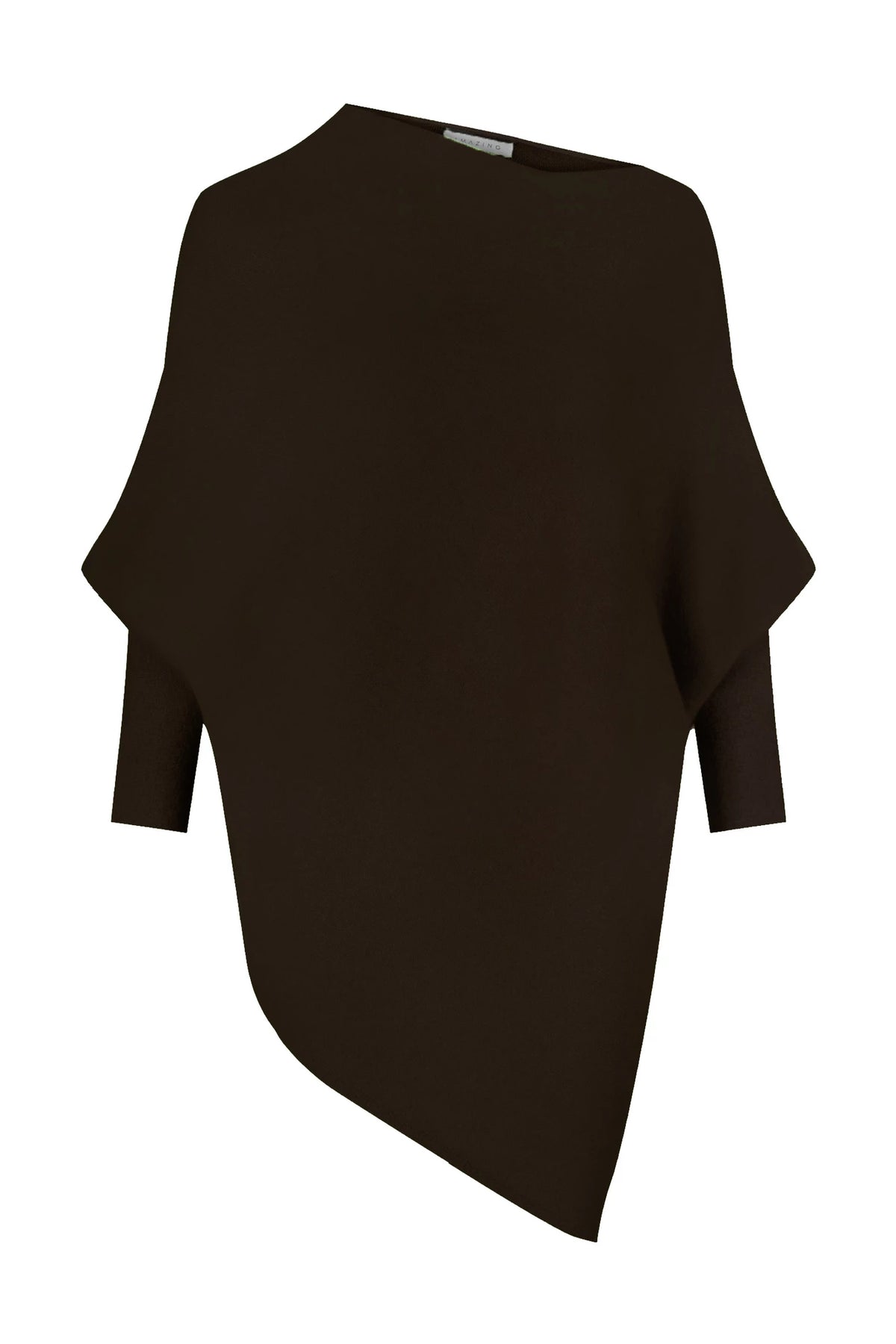 EMILIE ASYMMETRIC DRAPED JUMPER