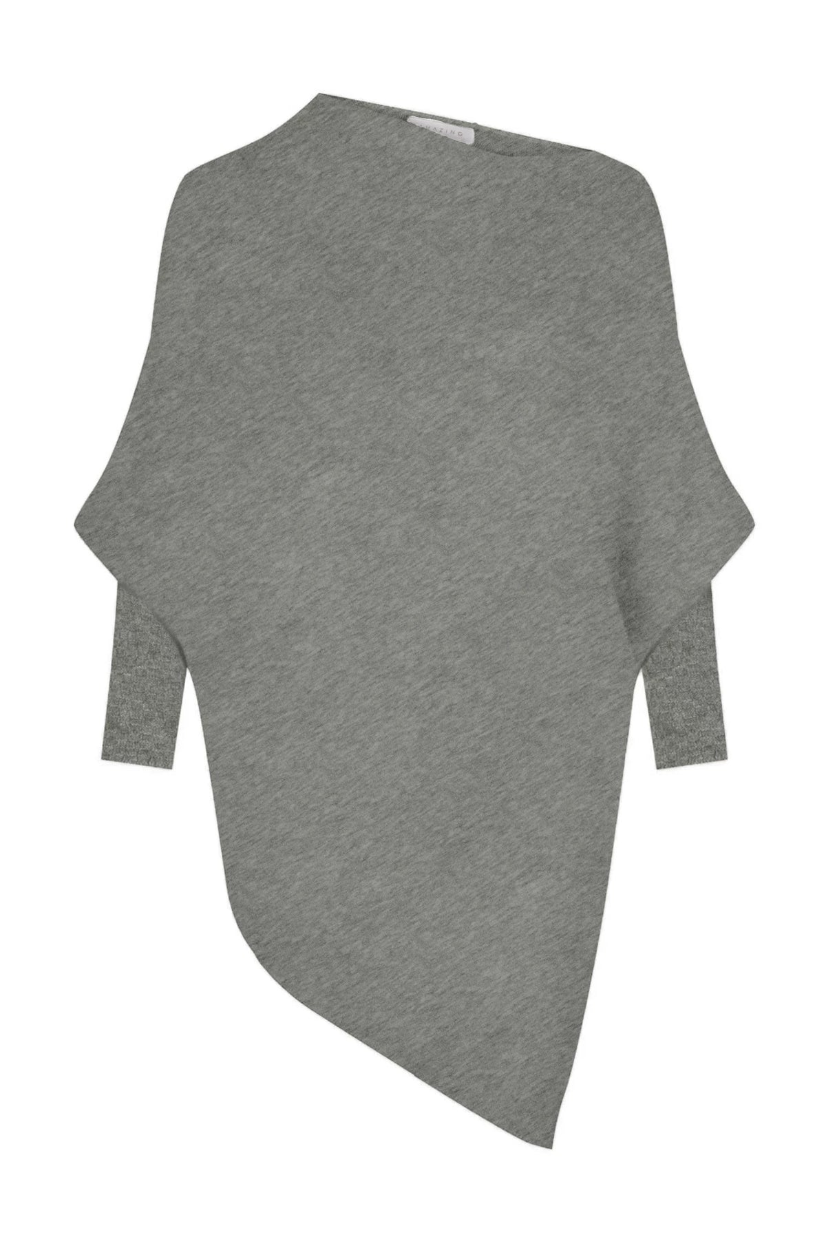 EMILIE ASYMMETRIC DRAPED JUMPER