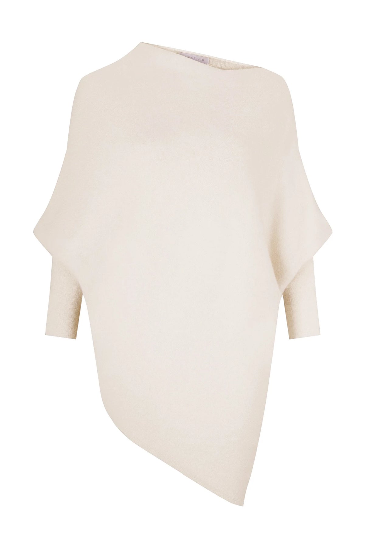 EMILIE ASYMMETRIC DRAPED JUMPER