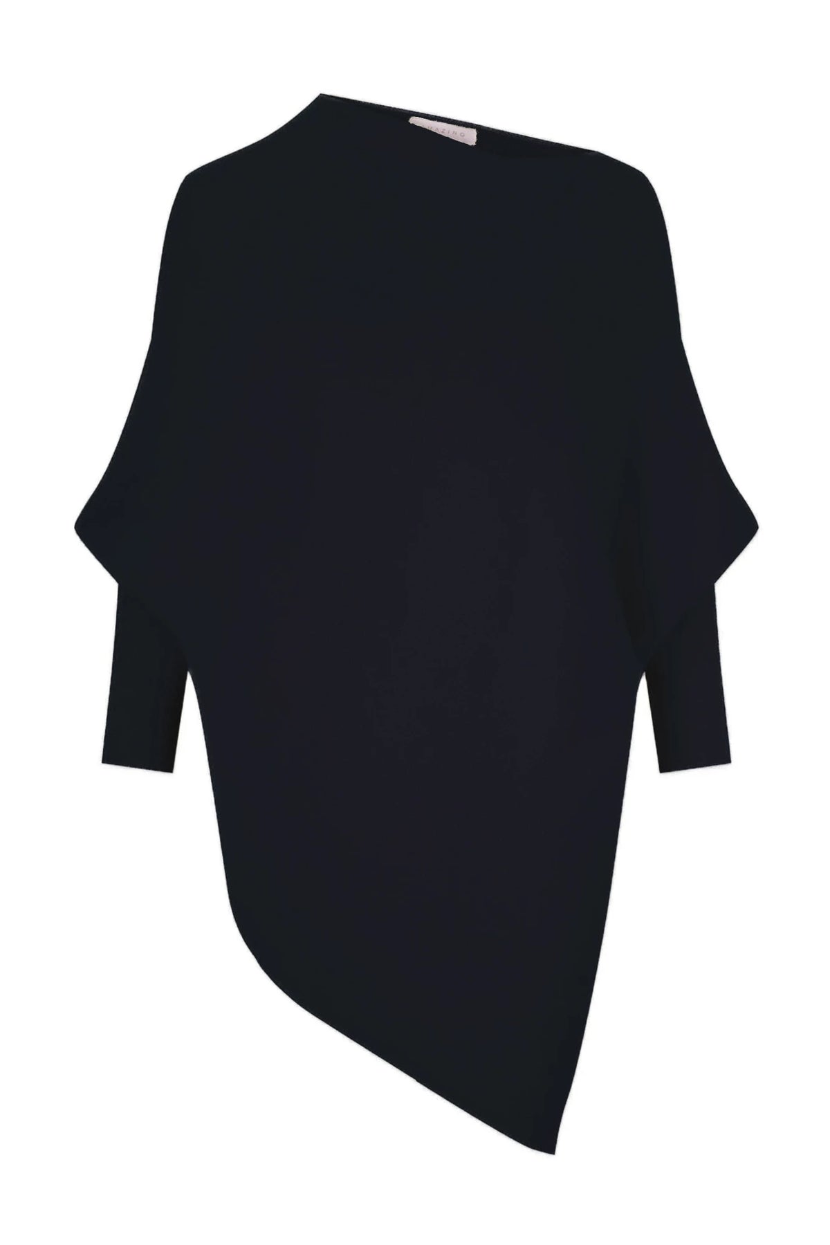 EMILIE ASYMMETRIC DRAPED JUMPER