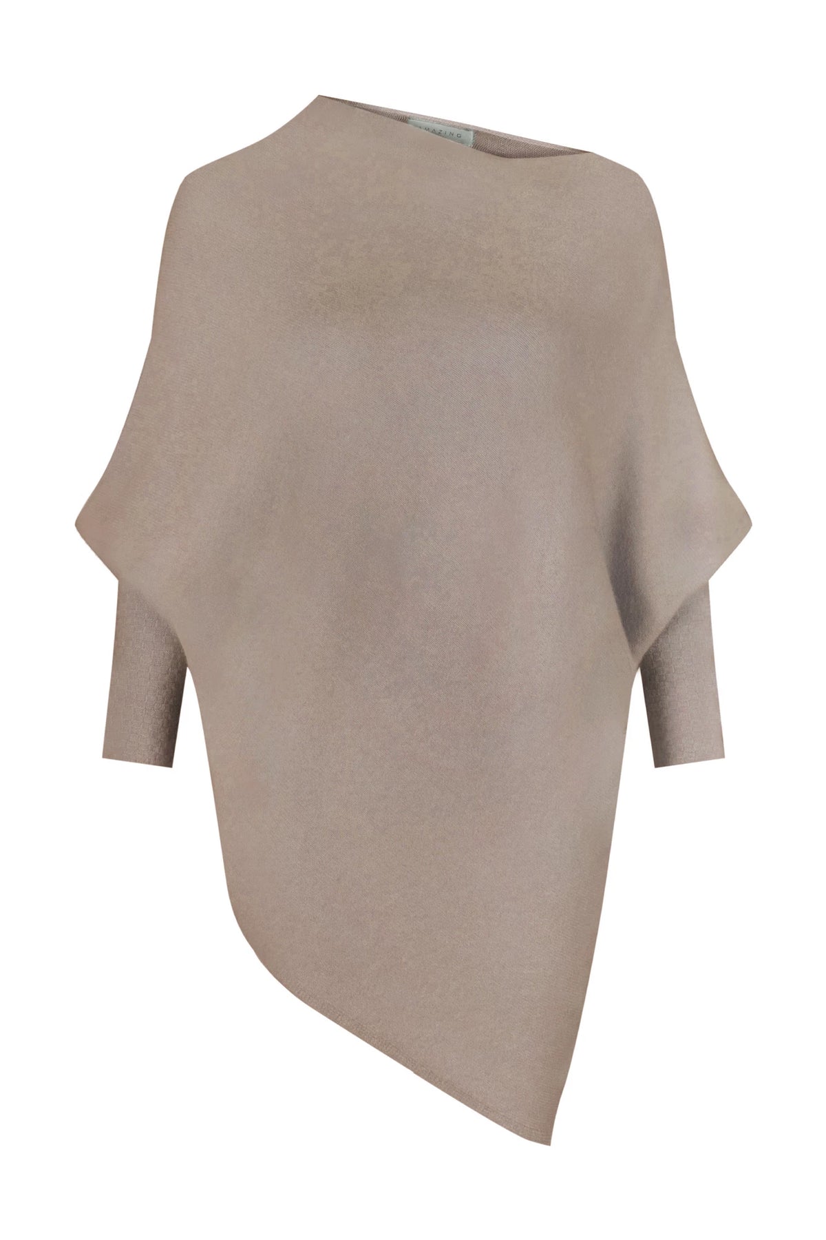 EMILIE ASYMMETRIC DRAPED JUMPER