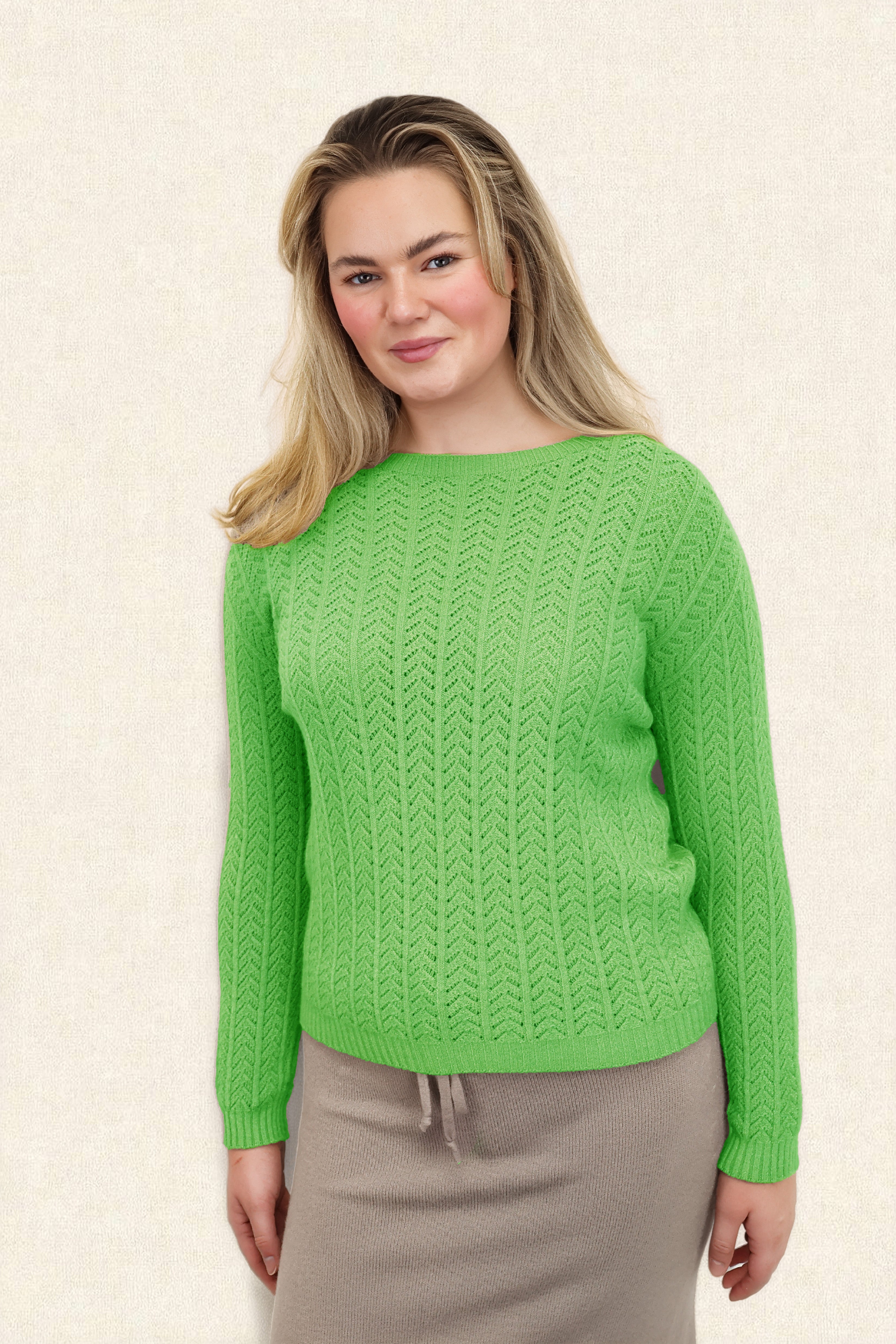 HANNA CHEVRON KNIT