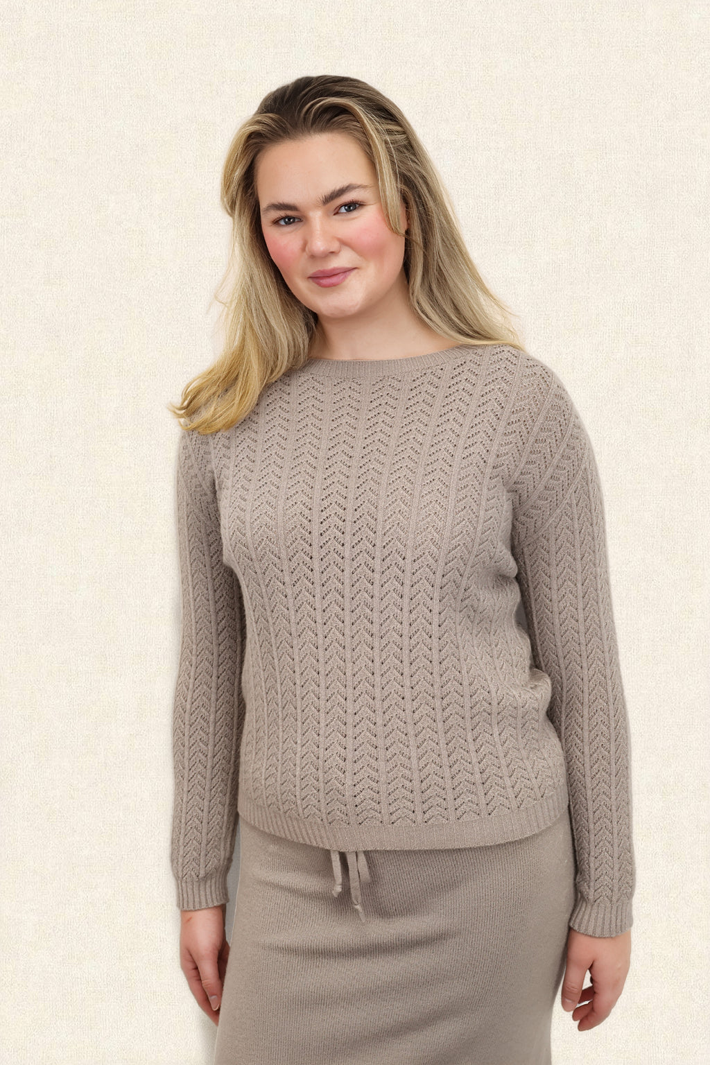 HANNA CHEVRON KNIT