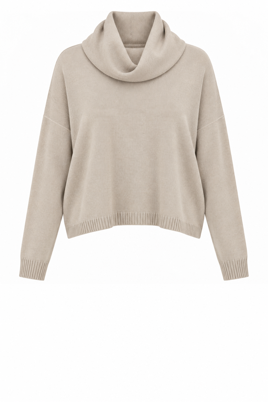 JANNIE SUPERSOFT COWL BOXY KNIT