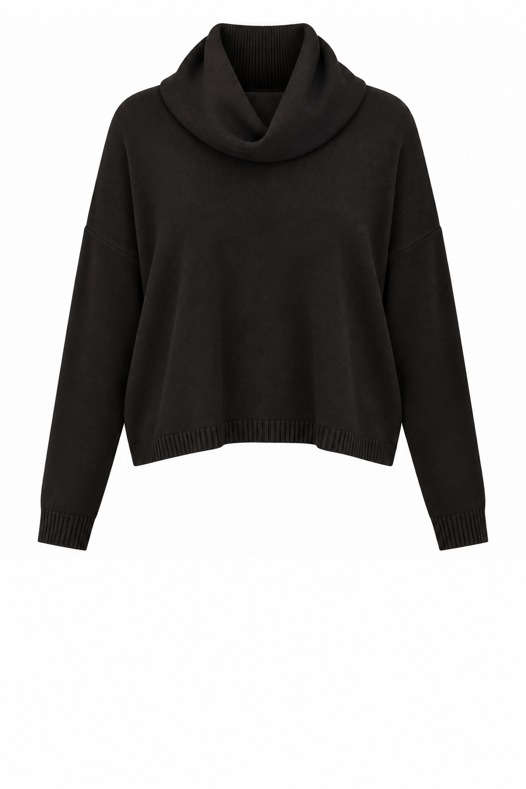 JANNIE SUPERSOFT COWL BOXY KNIT