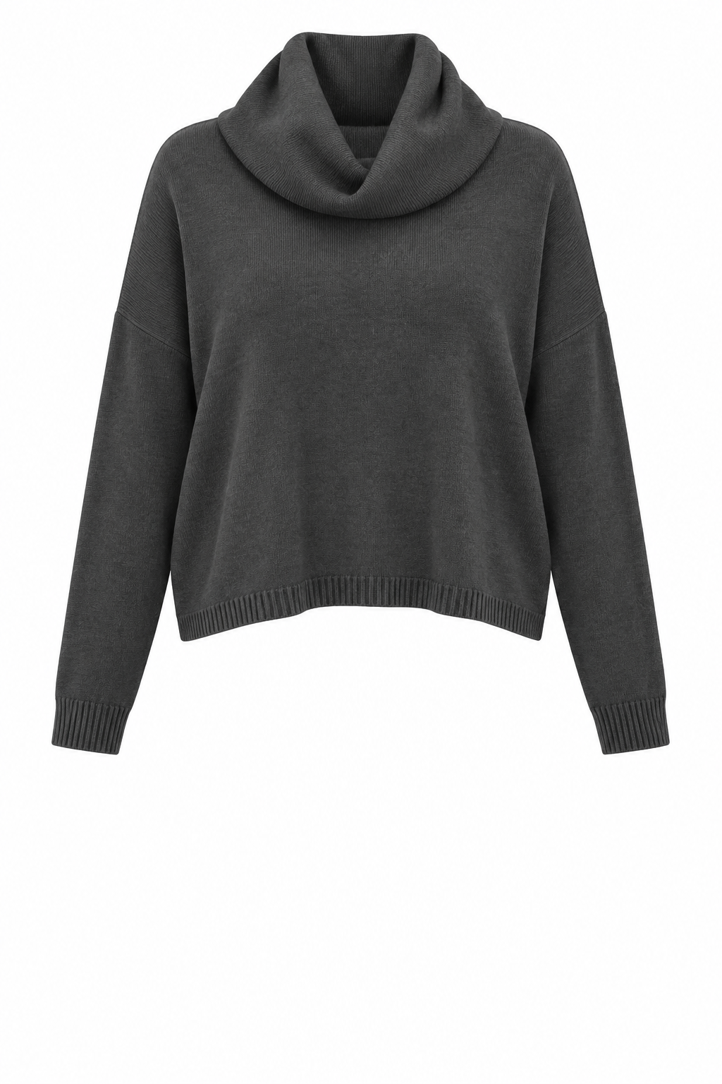 JANNIE SUPERSOFT COWL BOXY KNIT
