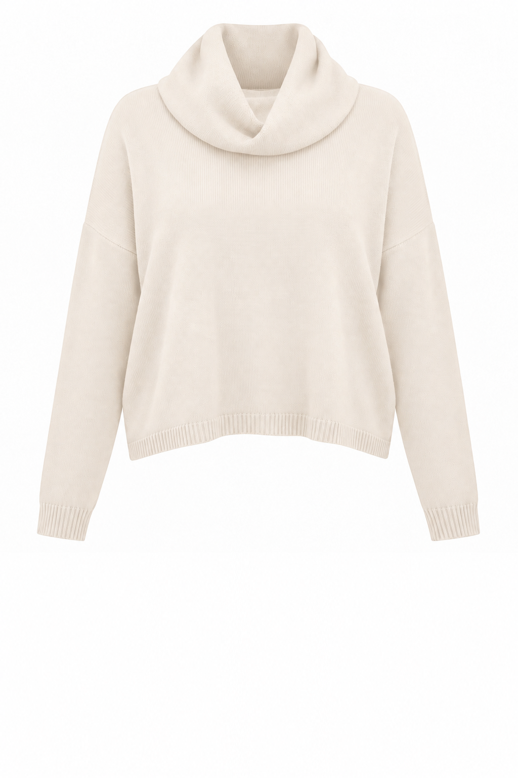JANNIE SUPERSOFT COWL BOXY KNIT