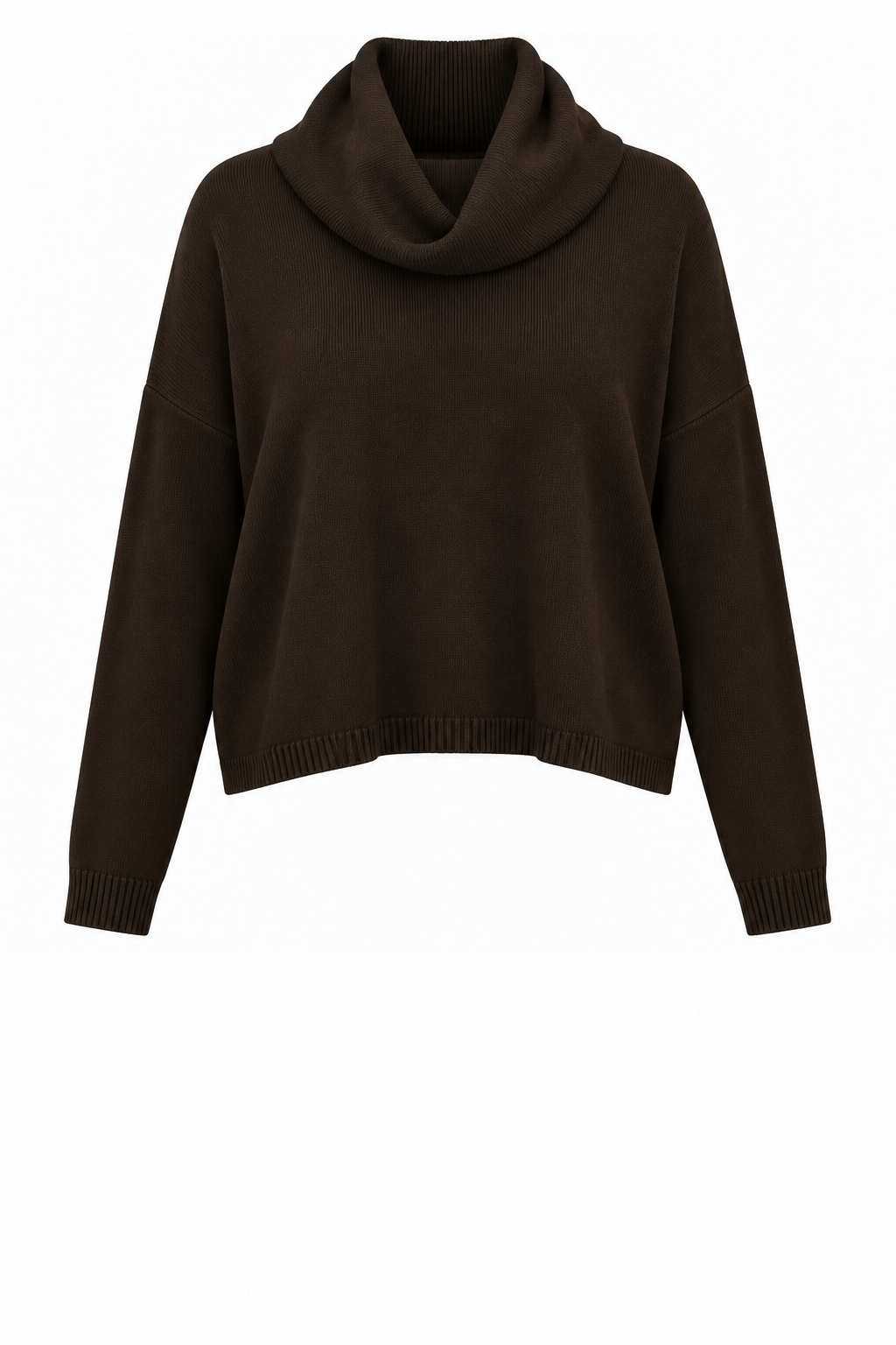 JANNIE SUPERSOFT COWL BOXY KNIT