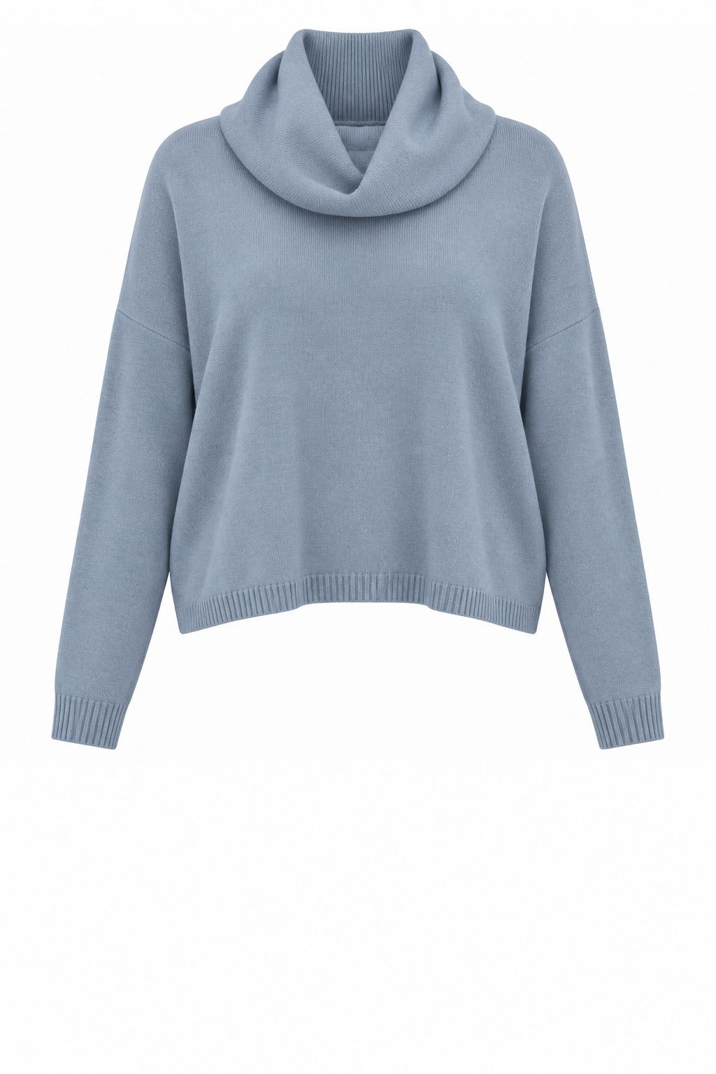 JANNIE SUPERSOFT COWL BOXY KNIT