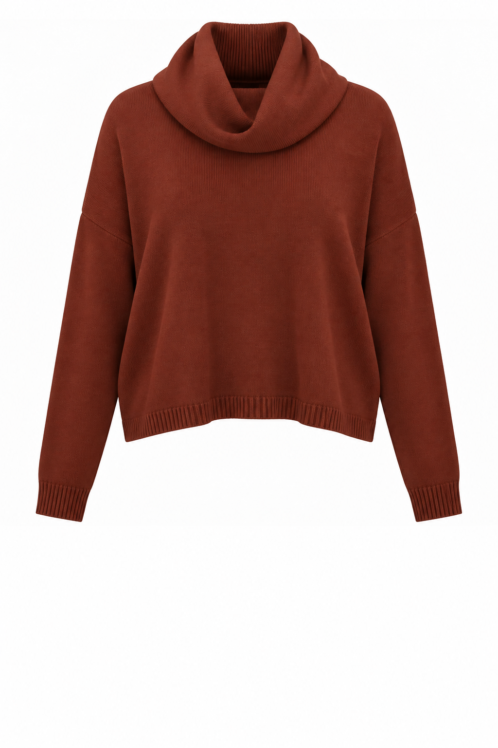 JANNIE SUPERSOFT COWL BOXY KNIT