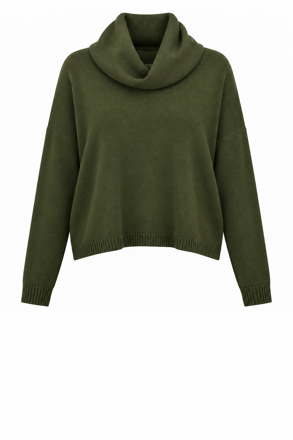 JANNIE SUPERSOFT COWL BOXY KNIT