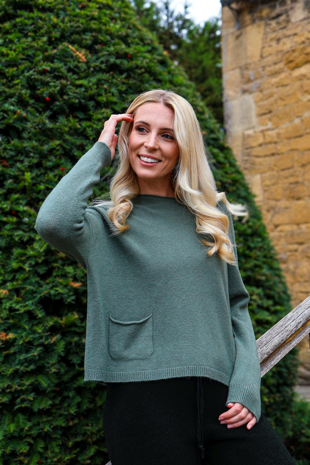 JODIE FRONT POCKET SUPERSOFT KNIT JUMPER