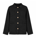 KEELY DENIM CHORE LINEN JACKET