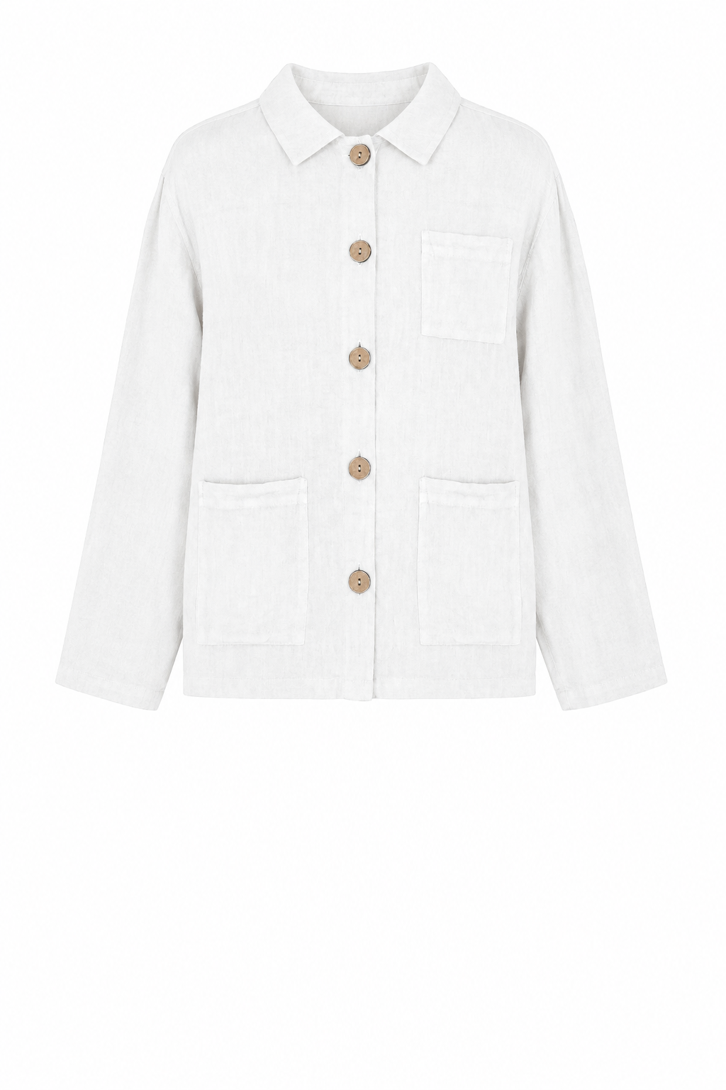 KEELY DENIM CHORE LINEN JACKET