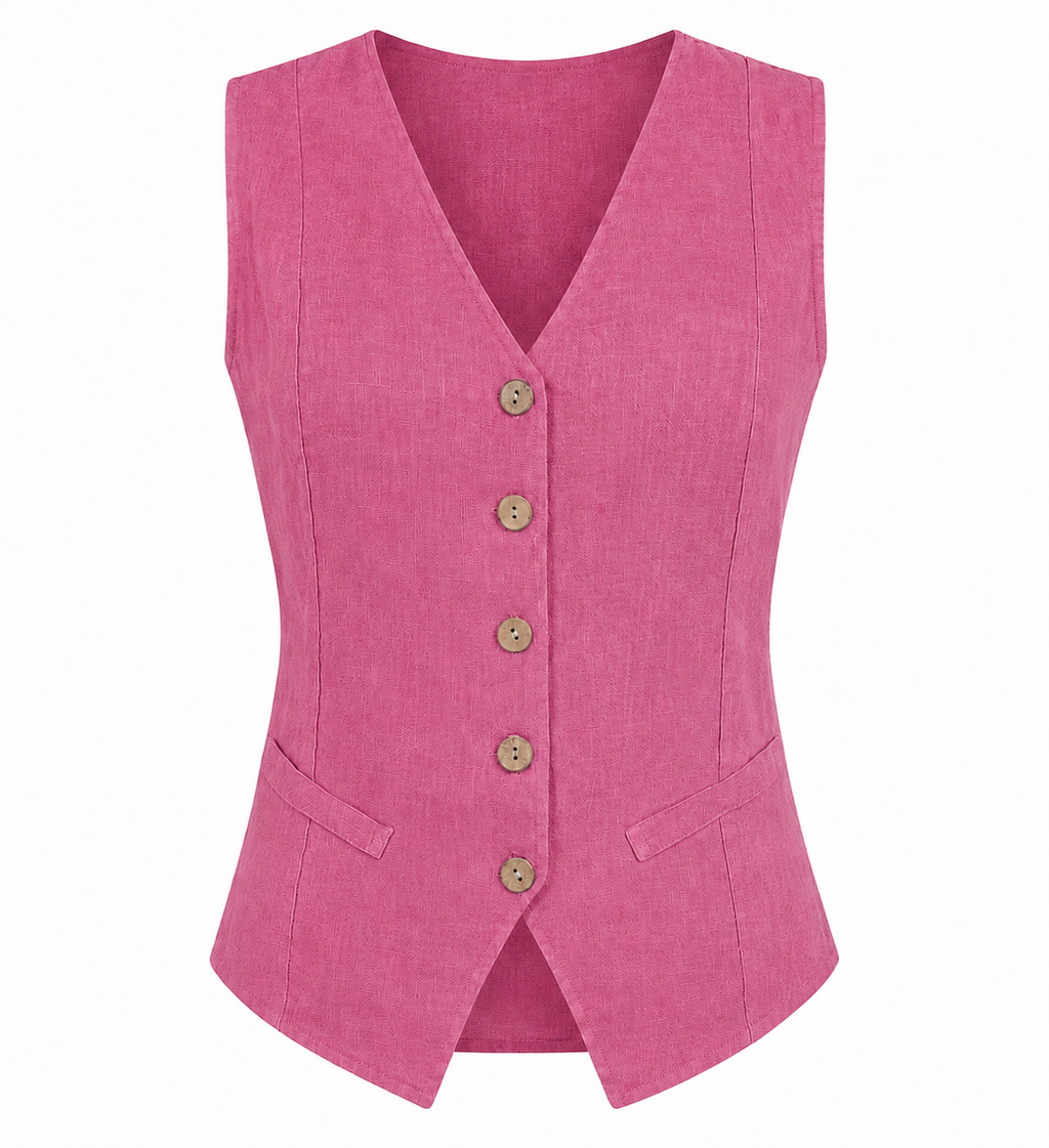 KITTY LINEN WAISTCOAT
