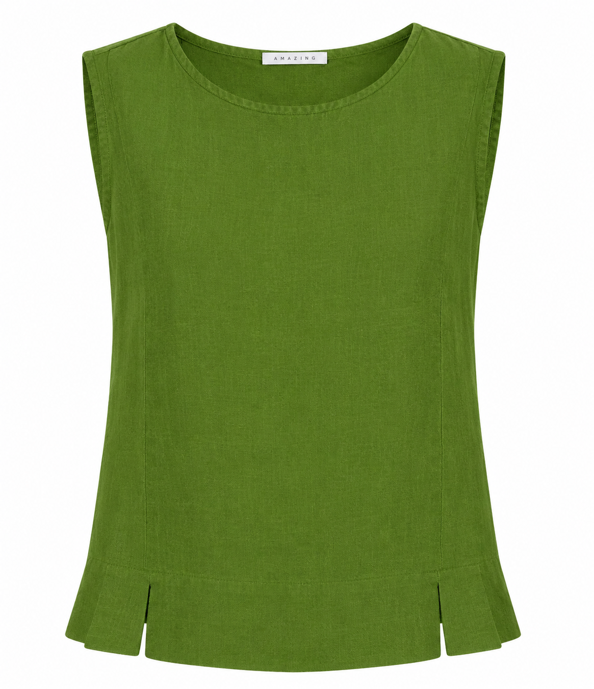 LUCIE LINEN SLEEVELESS TOP