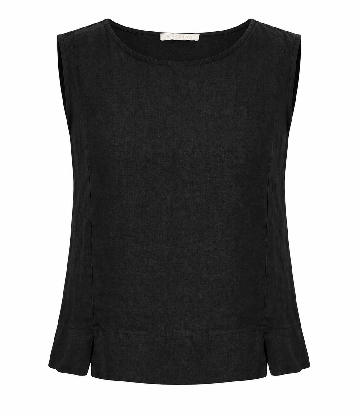 LUCIE LINEN SLEEVELESS TOP