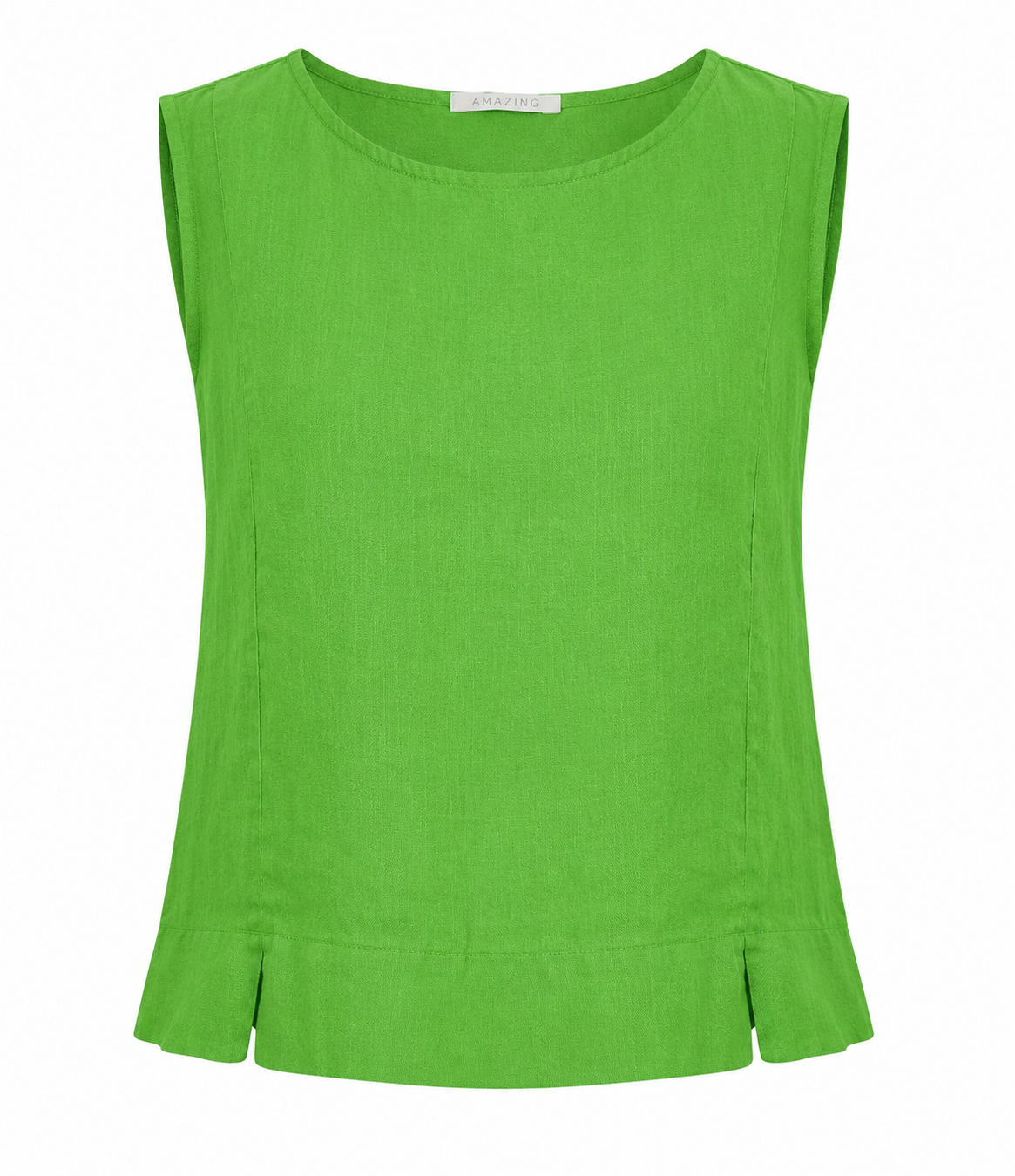 LUCIE LINEN SLEEVELESS TOP