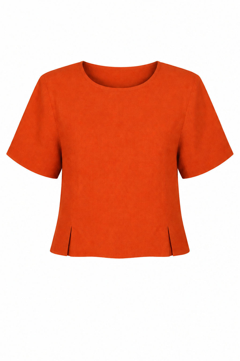 LUCIE SHORT SLEEVED LINEN TOP