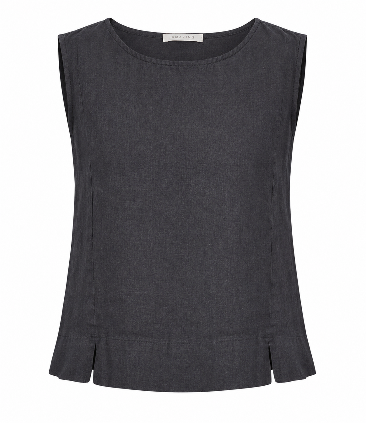 LUCIE LINEN SLEEVELESS TOP