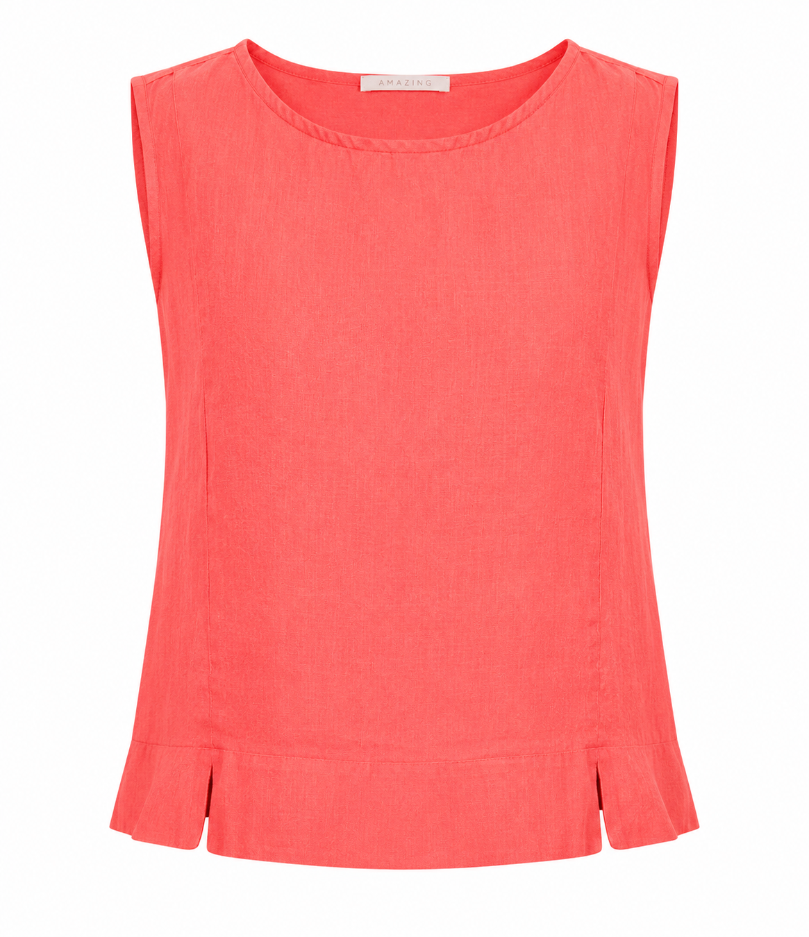 LUCIE LINEN SLEEVELESS TOP