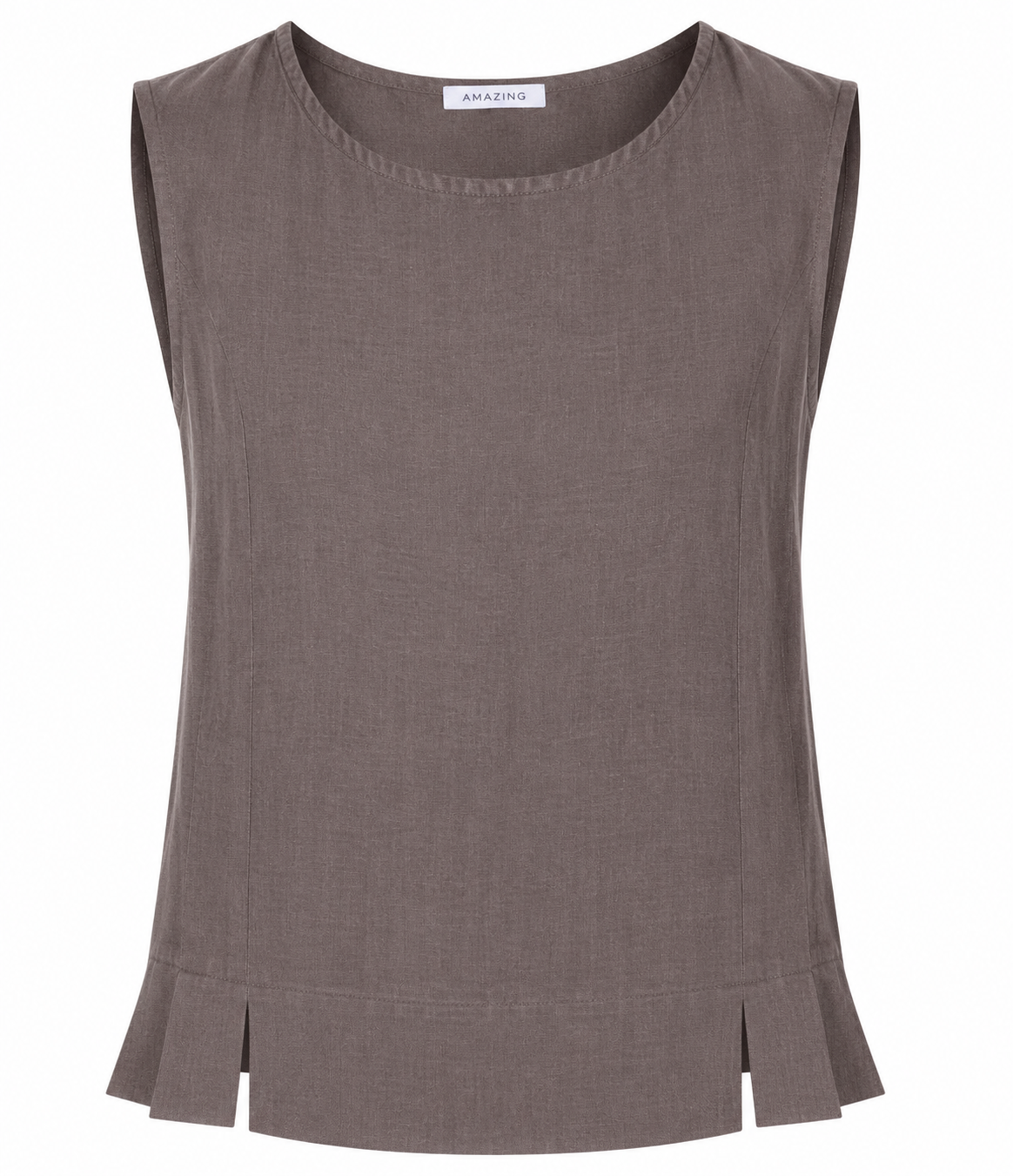 LUCIE LINEN SLEEVELESS TOP