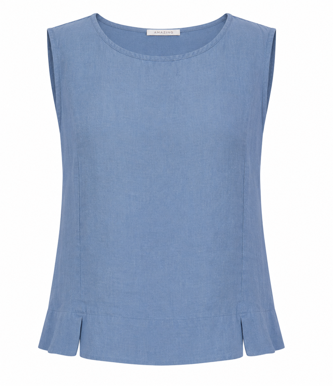 LUCIE LINEN SLEEVELESS TOP