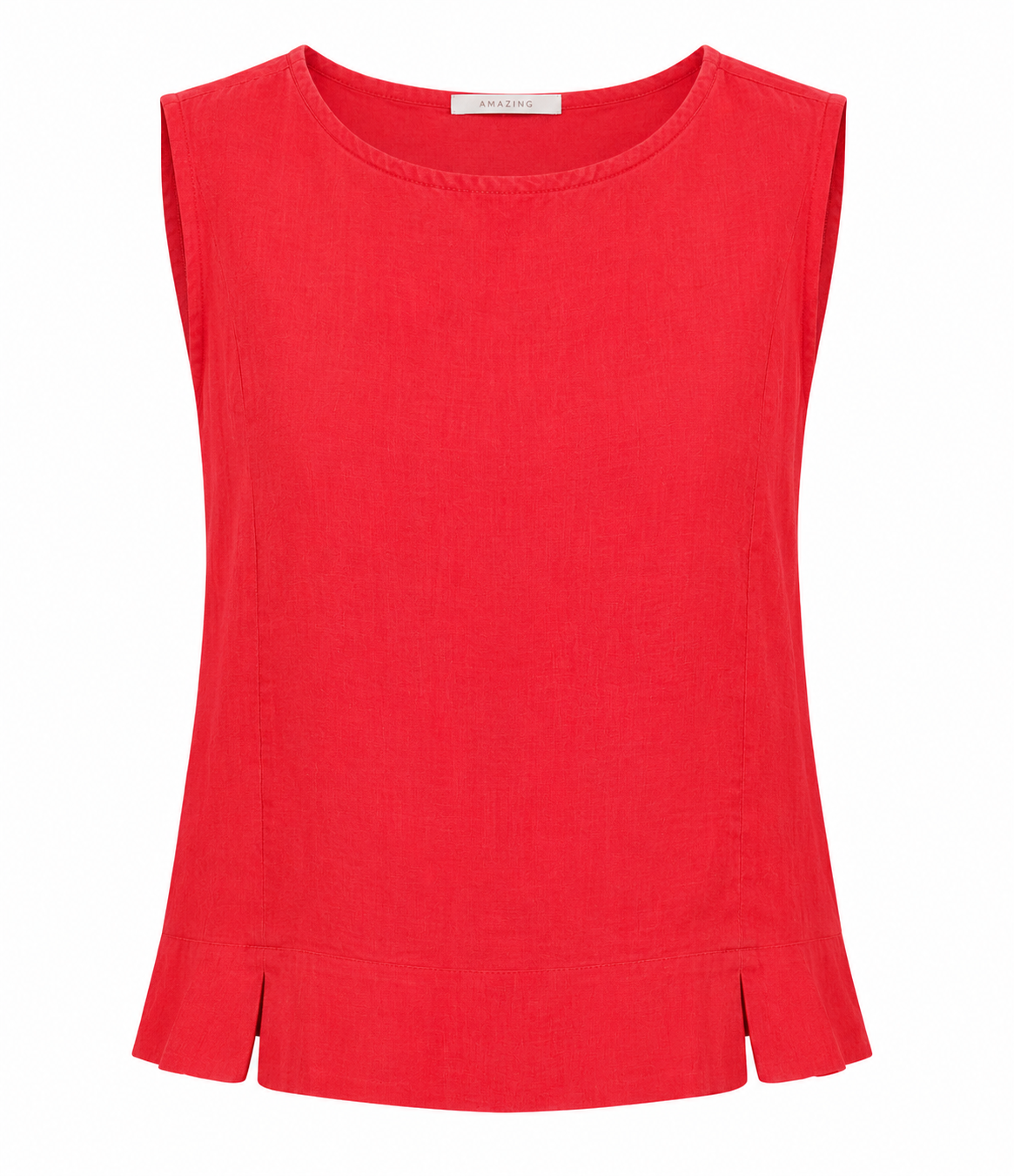 LUCIE LINEN SLEEVELESS TOP