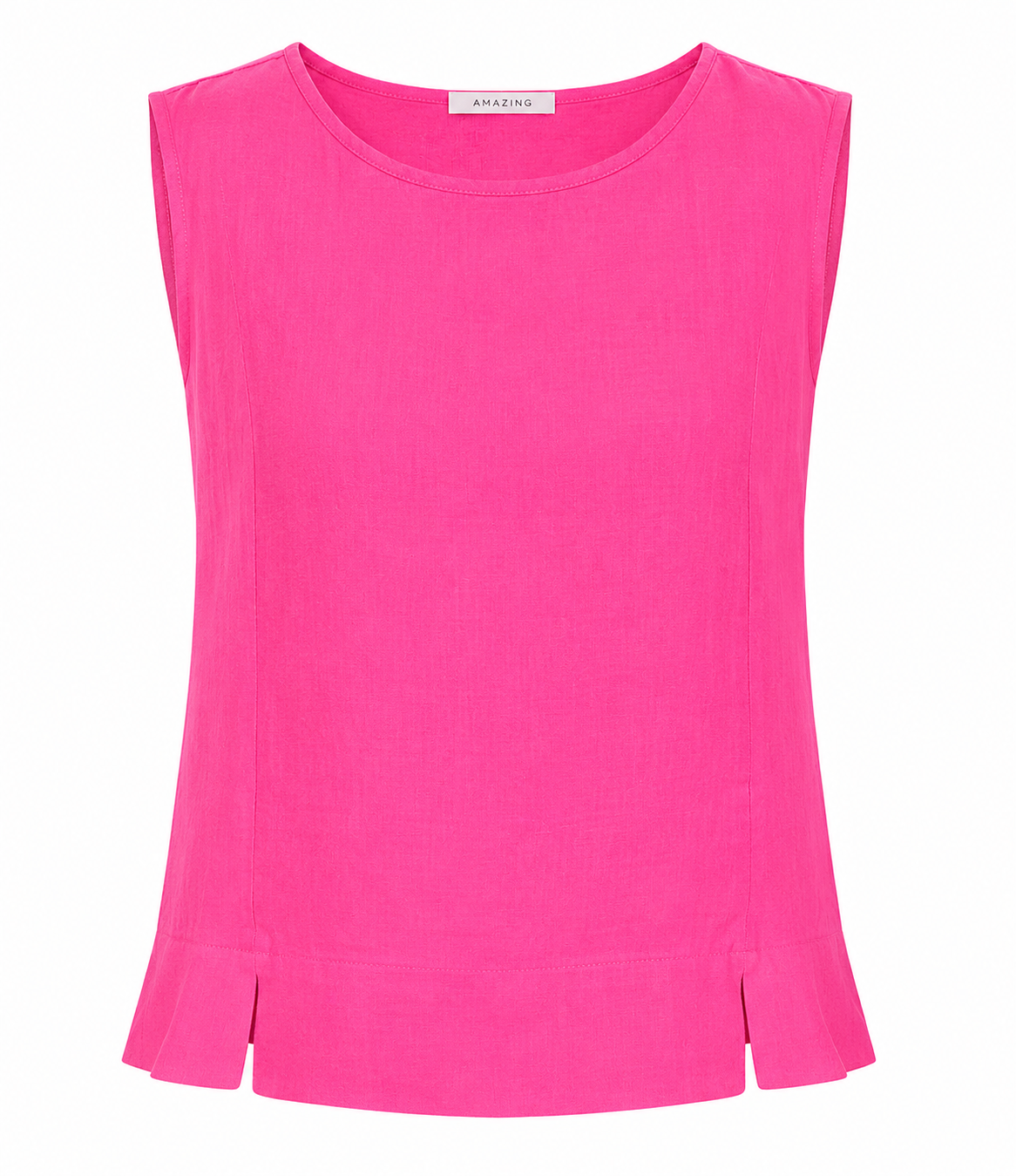 LUCIE LINEN SLEEVELESS TOP