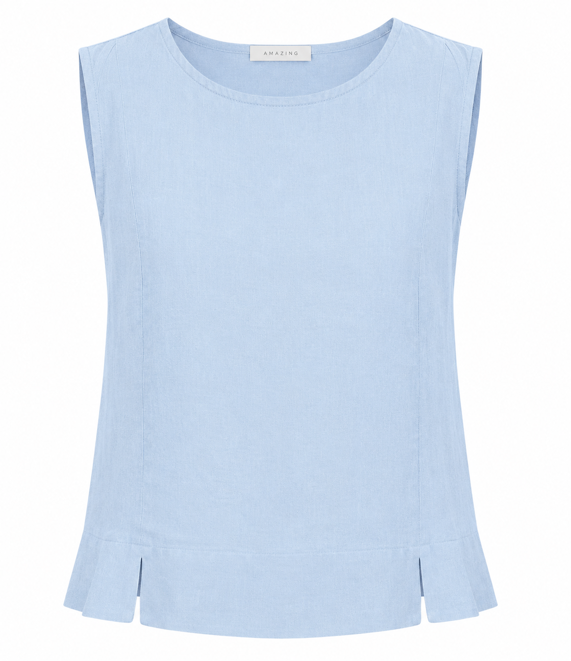LUCIE LINEN SLEEVELESS TOP