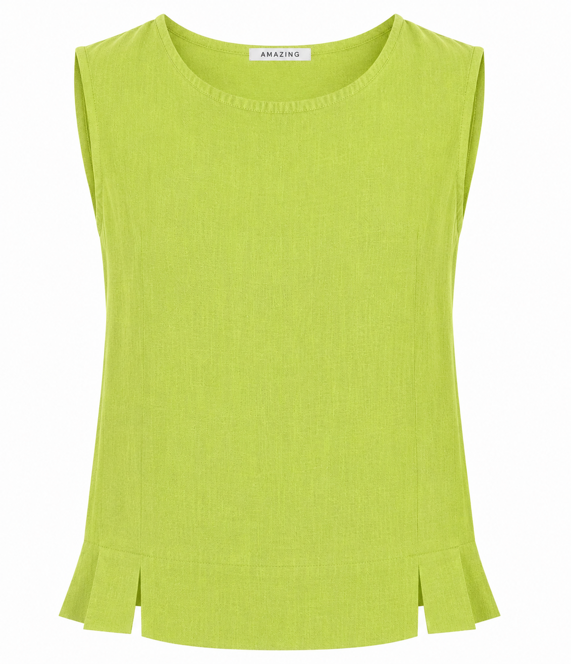LUCIE LINEN SLEEVELESS TOP
