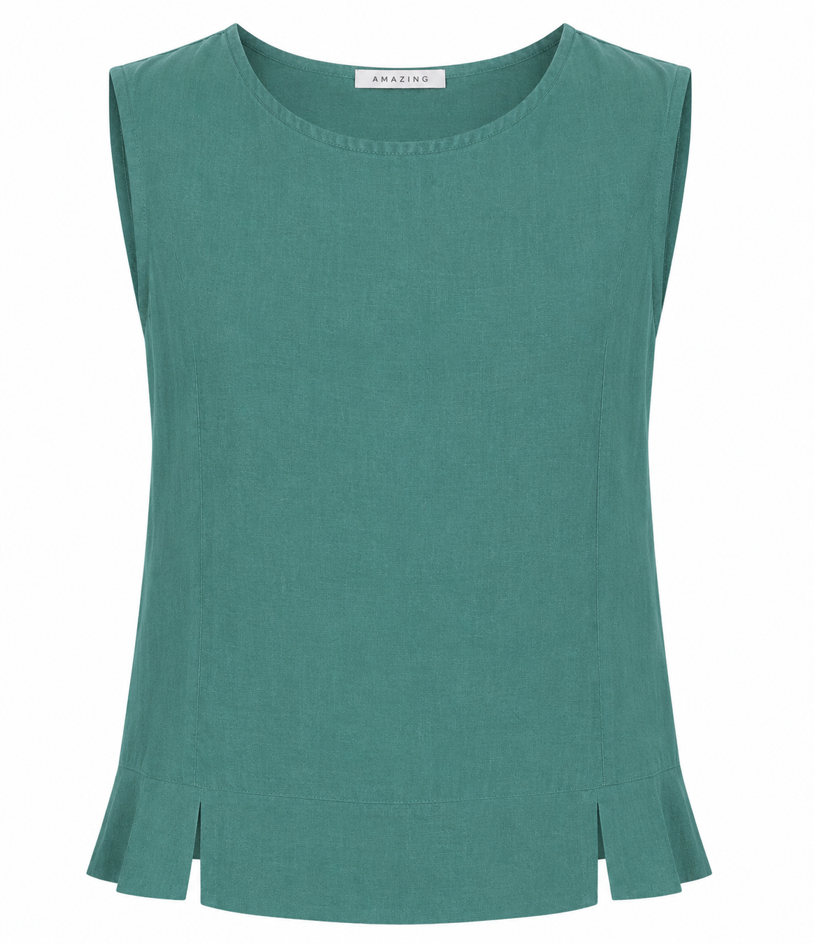 LUCIE LINEN SLEEVELESS TOP