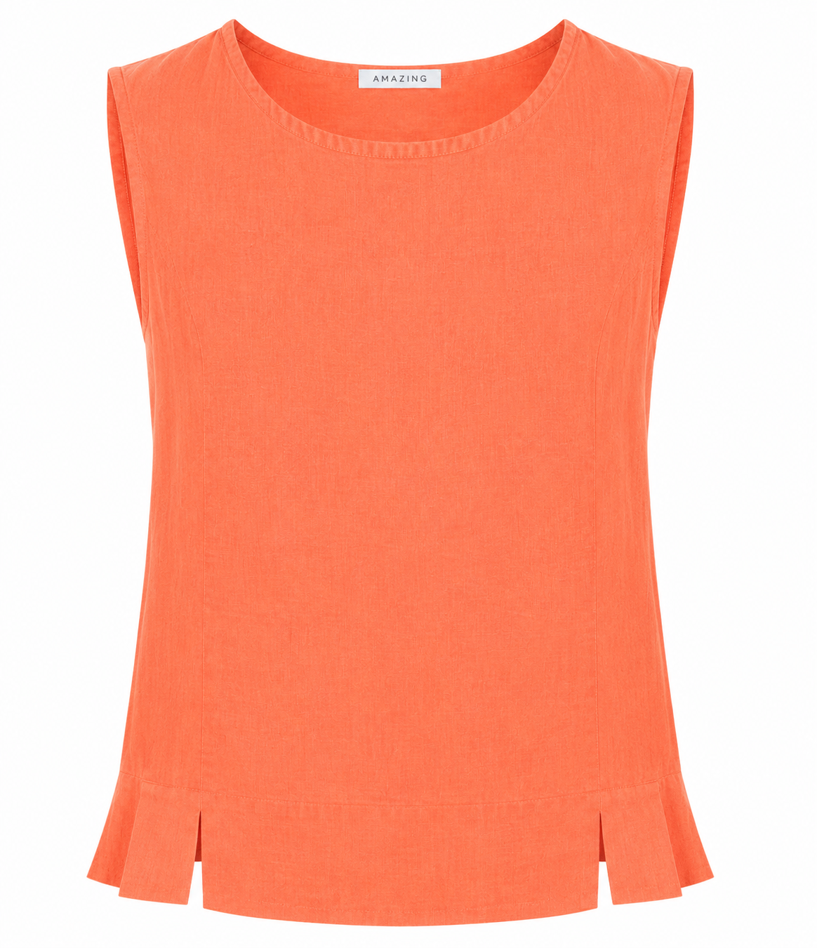 LUCIE LINEN SLEEVELESS TOP