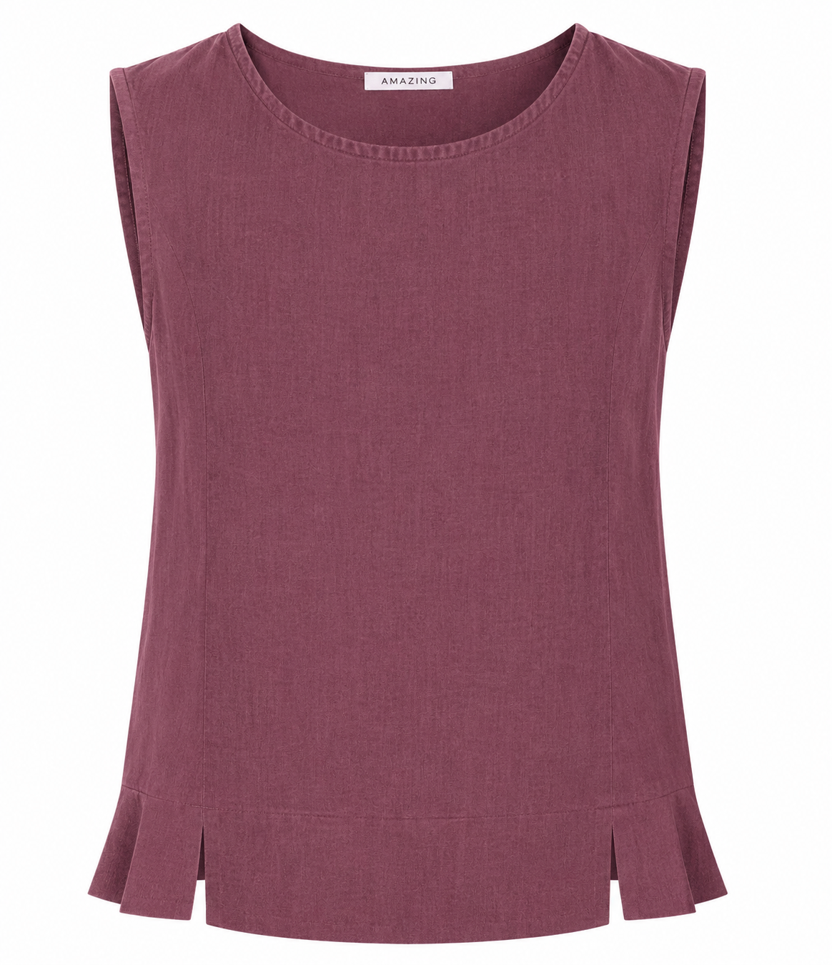 LUCIE LINEN SLEEVELESS TOP