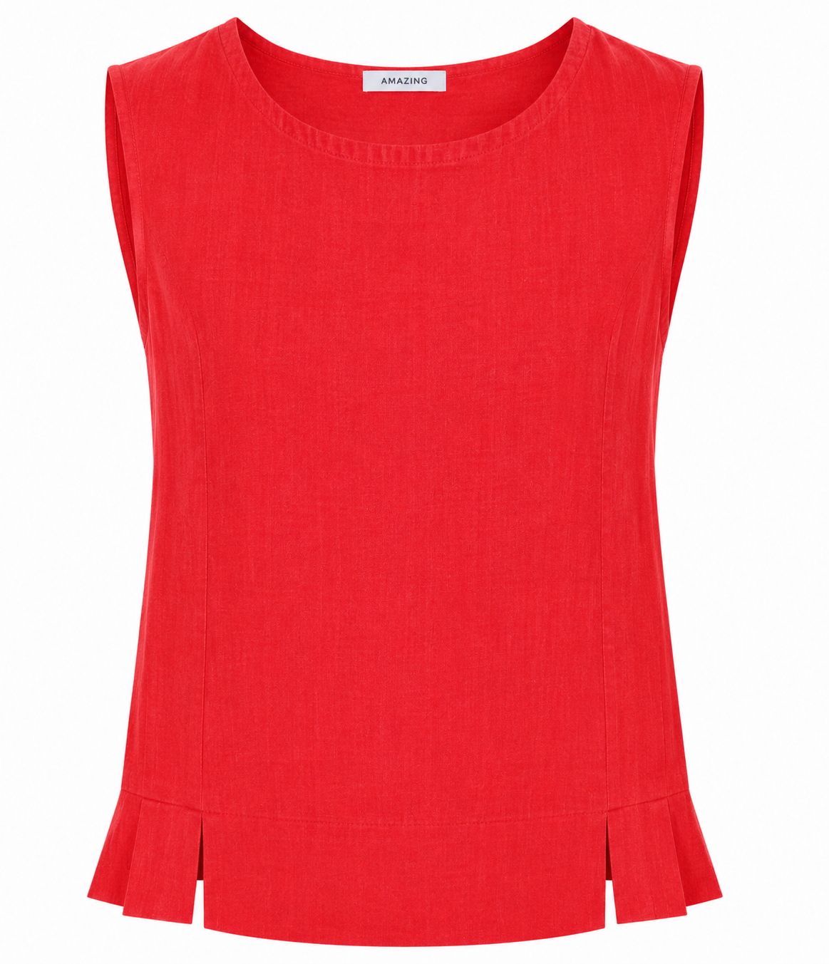 LUCIE LINEN SLEEVELESS TOP